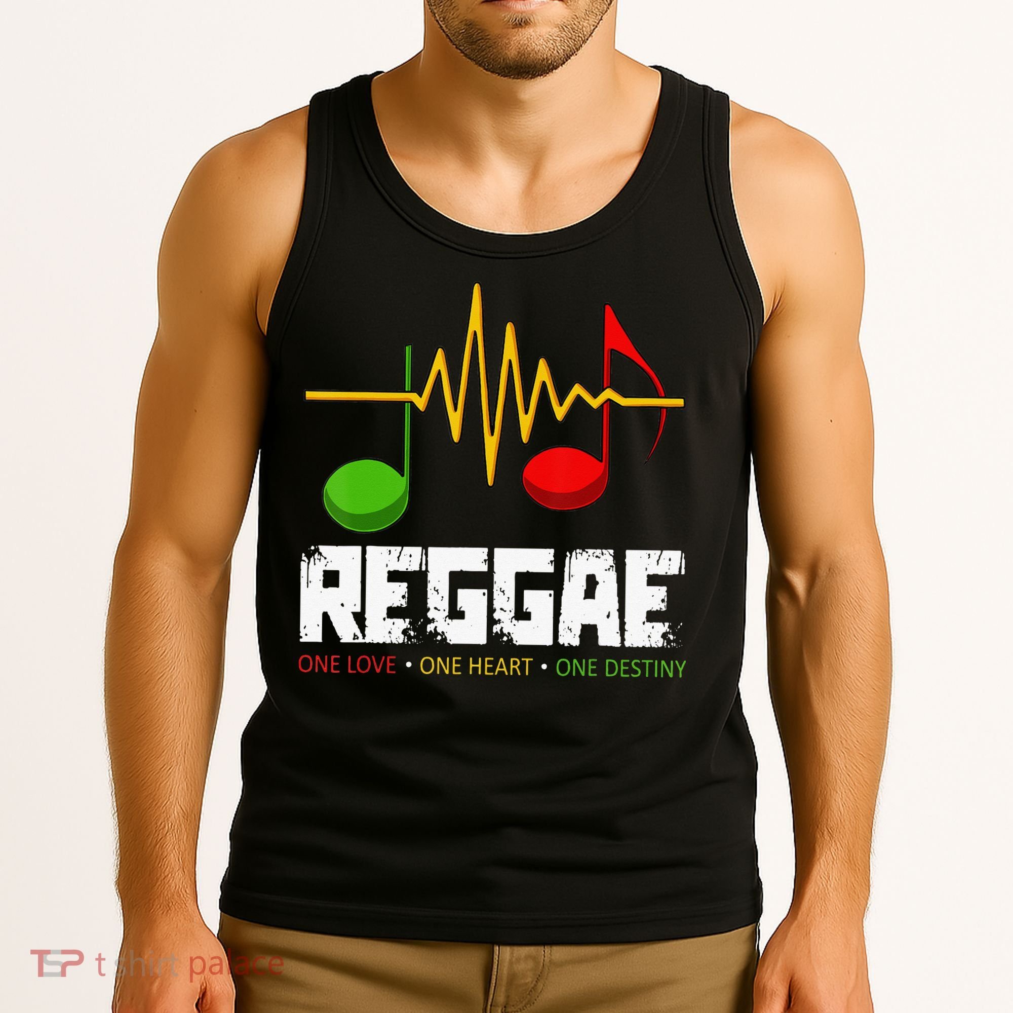 Reggae Black History Month BLM Rasta African Music Lover Tank Top