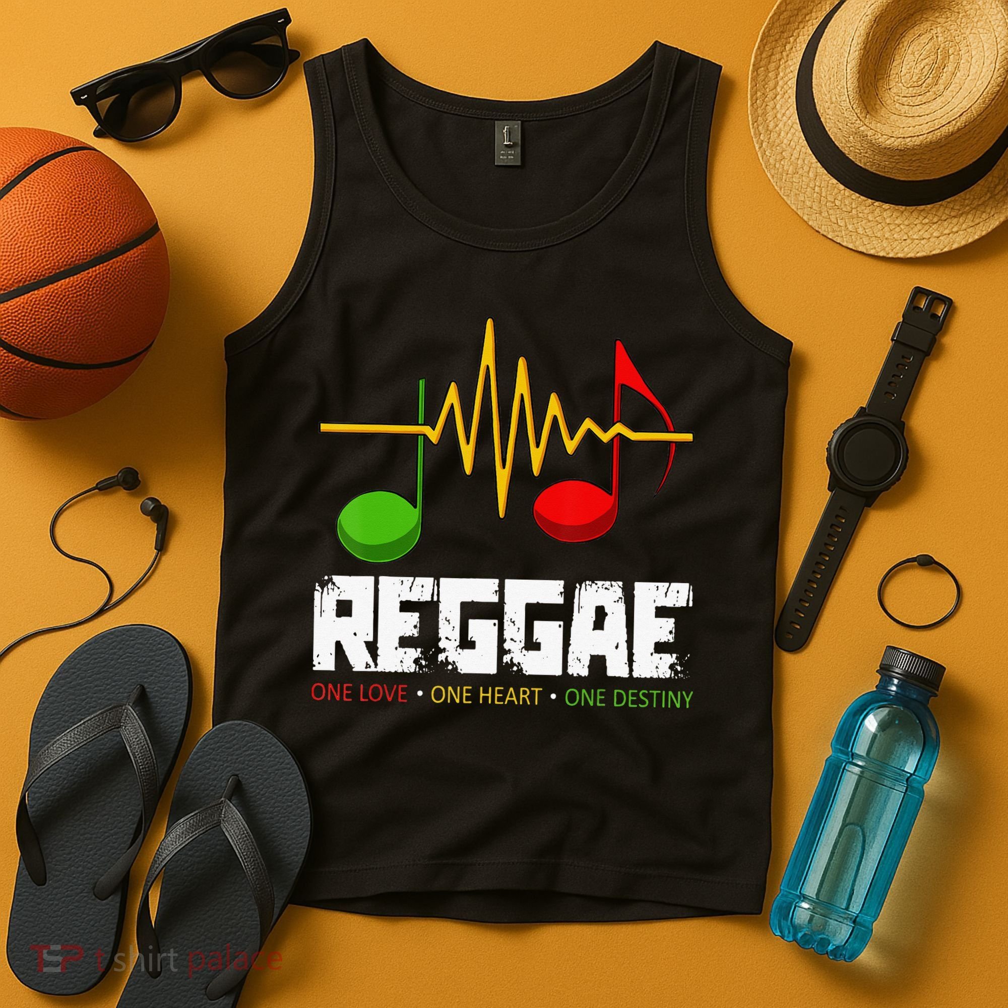Reggae Black History Month BLM Rasta African Music Lover Tank Top