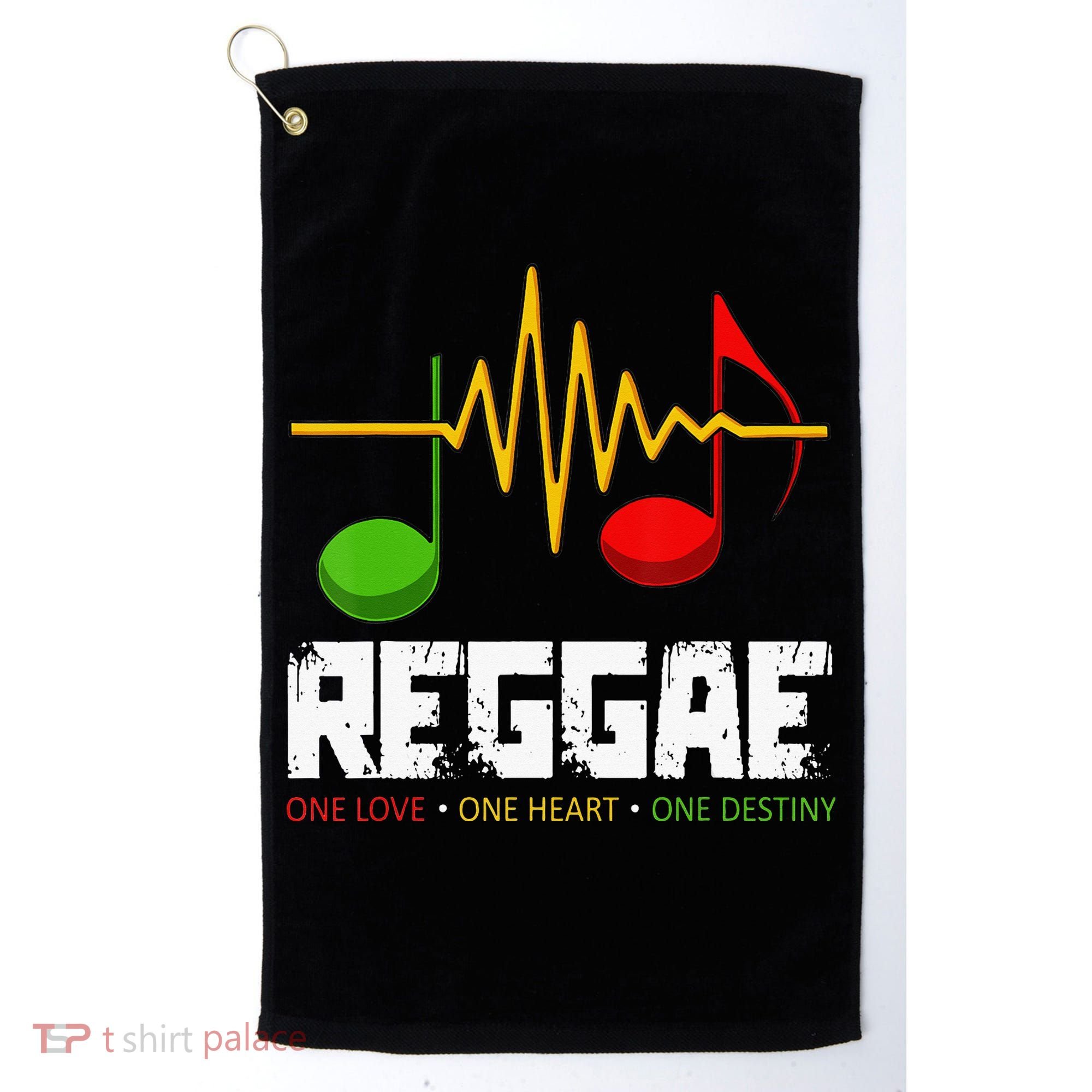 Reggae Black History Month BLM Rasta African Music Lover Golf Towel