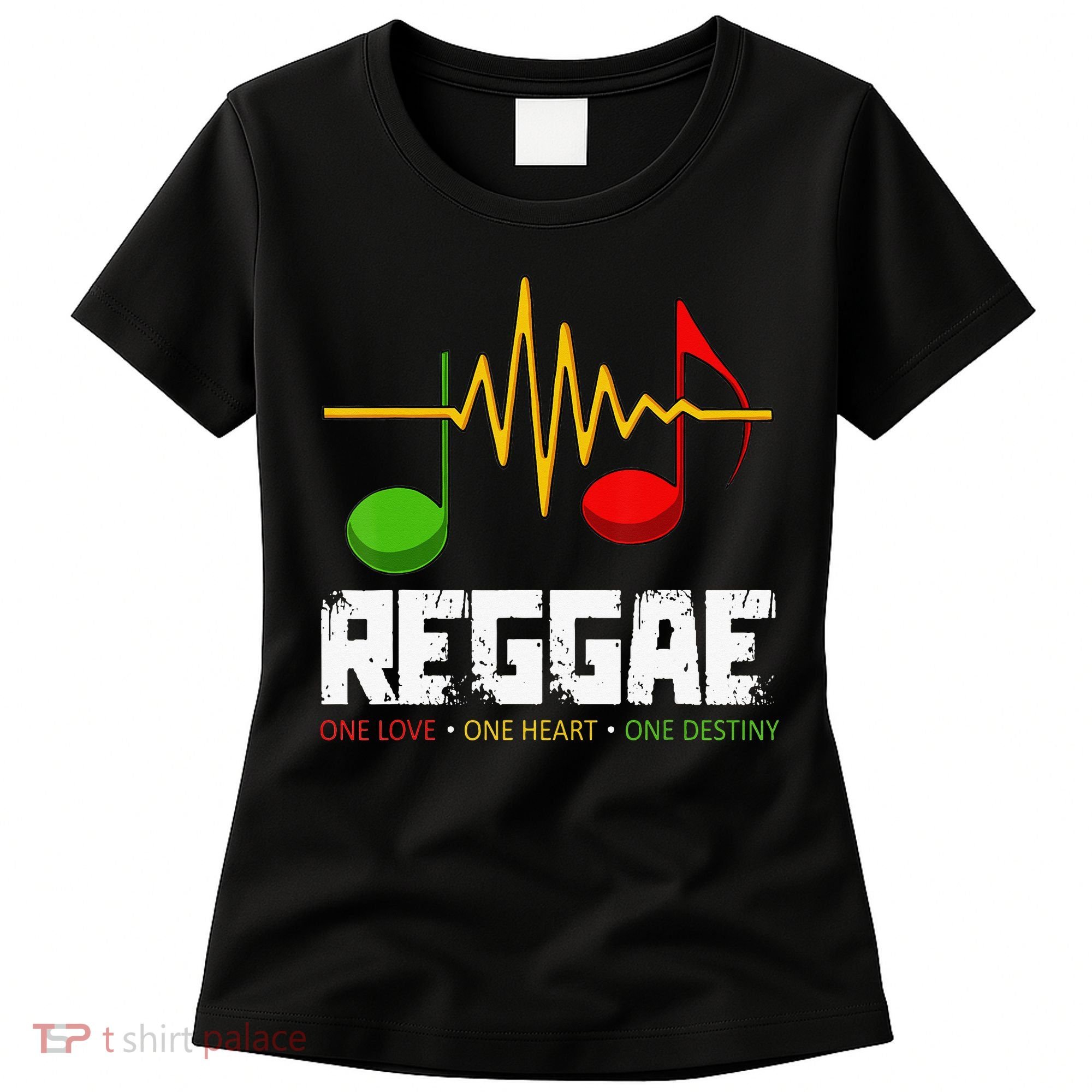 Reggae Black History Month BLM Rasta African Music Lover Women's T-Shirt