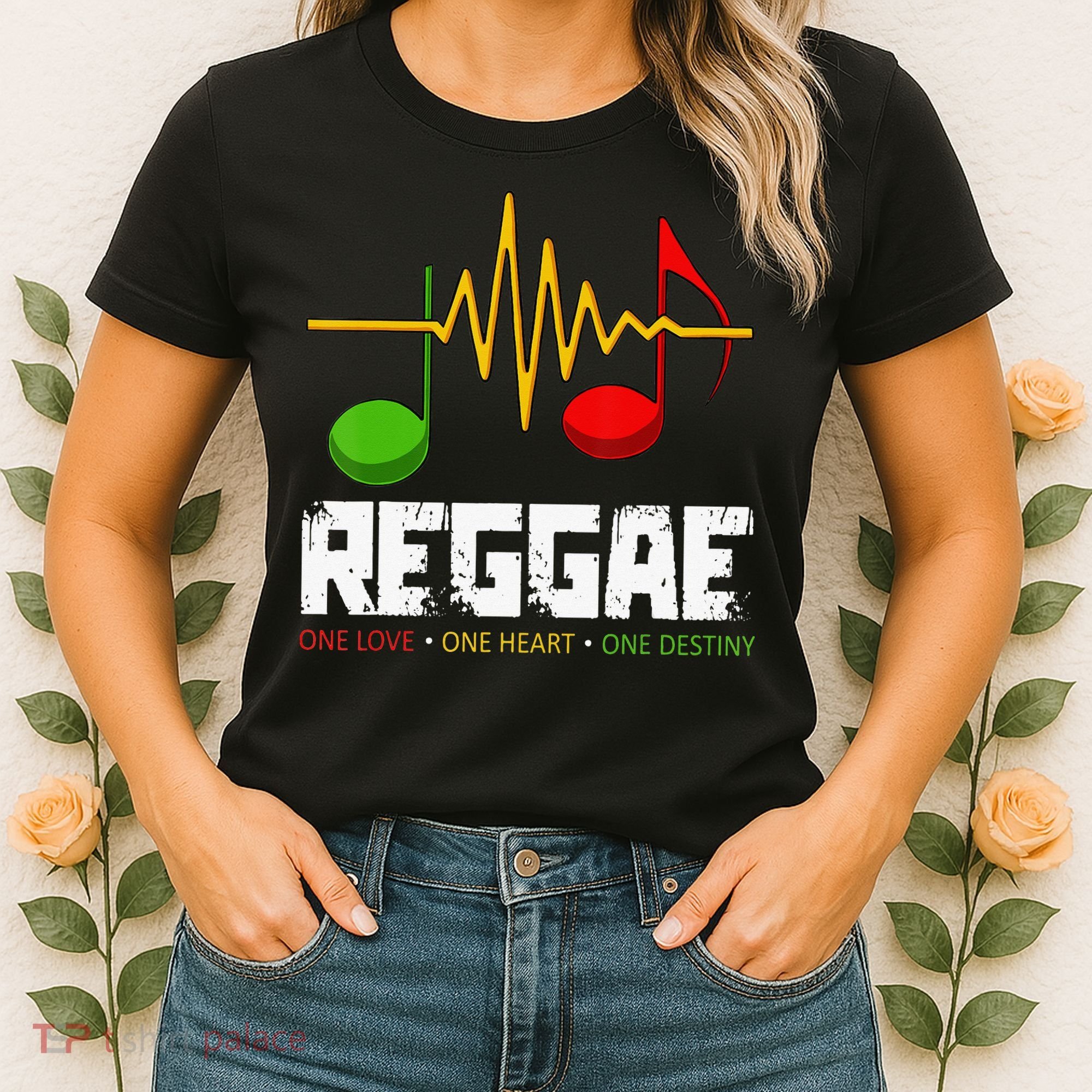 Reggae Black History Month BLM Rasta African Music Lover Women's T-Shirt
