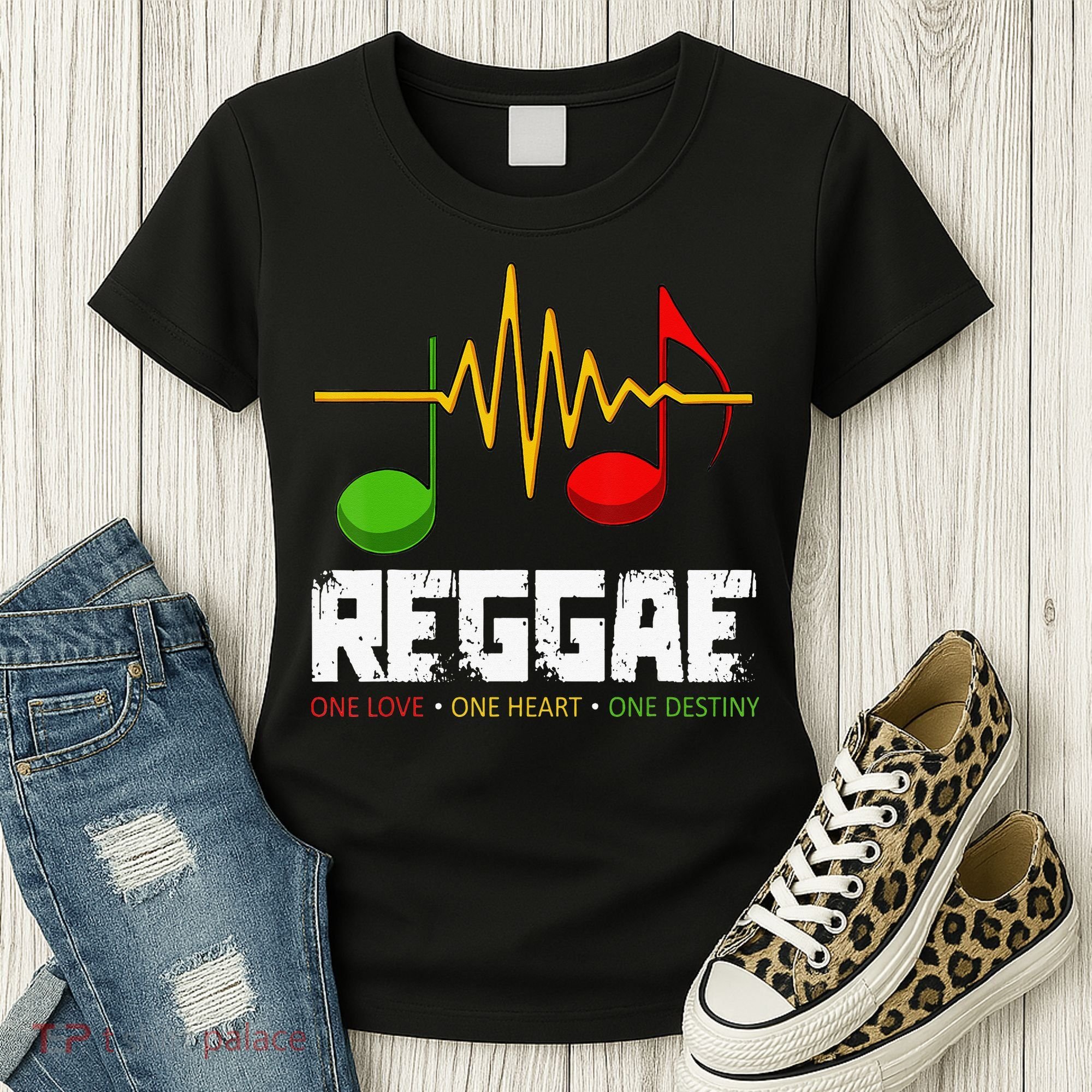 Reggae Black History Month BLM Rasta African Music Lover Women's T-Shirt