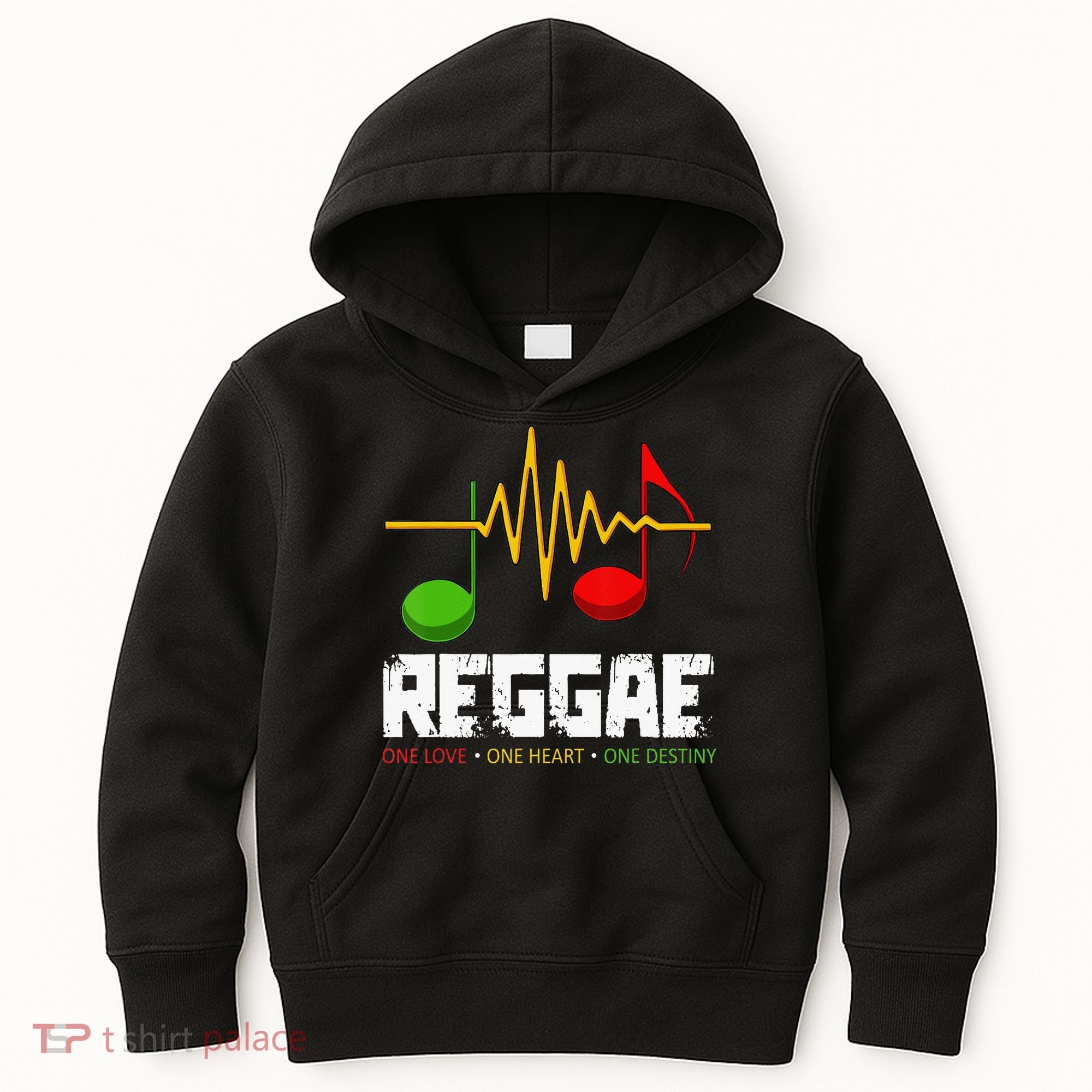 Reggae Black History Month BLM Rasta African Music Lover Kids Hoodie