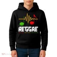 Reggae Black History Month BLM Rasta African Music Lover Kids Hoodie thumb 4