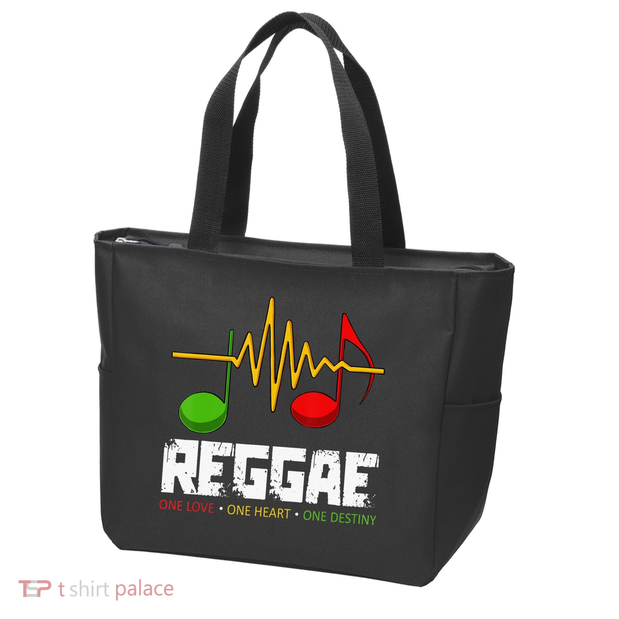 Reggae Black History Month BLM Rasta African Music Lover Tote Bag