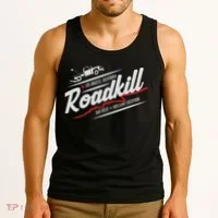 Roadkill Bad Ideas, Brilliant Execution Adult Tank Top thumb 3