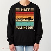 Retro Boating I Hate Pulling Out Funny Boat Captain Gift Women's Sweatshirt thumb 0