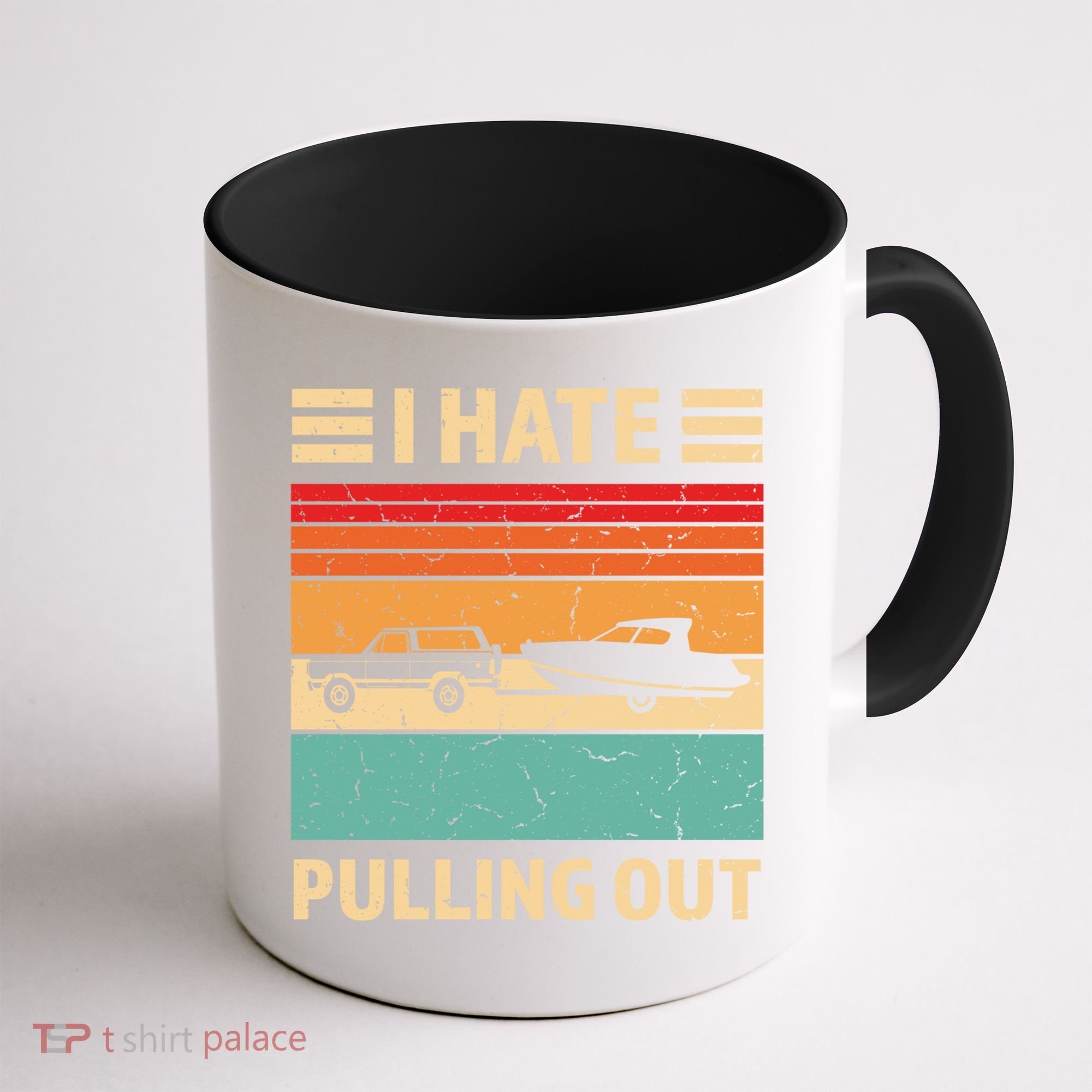 Retro Boating I Hate Pulling Out Funny Boat Captain Gift Coffee Mug