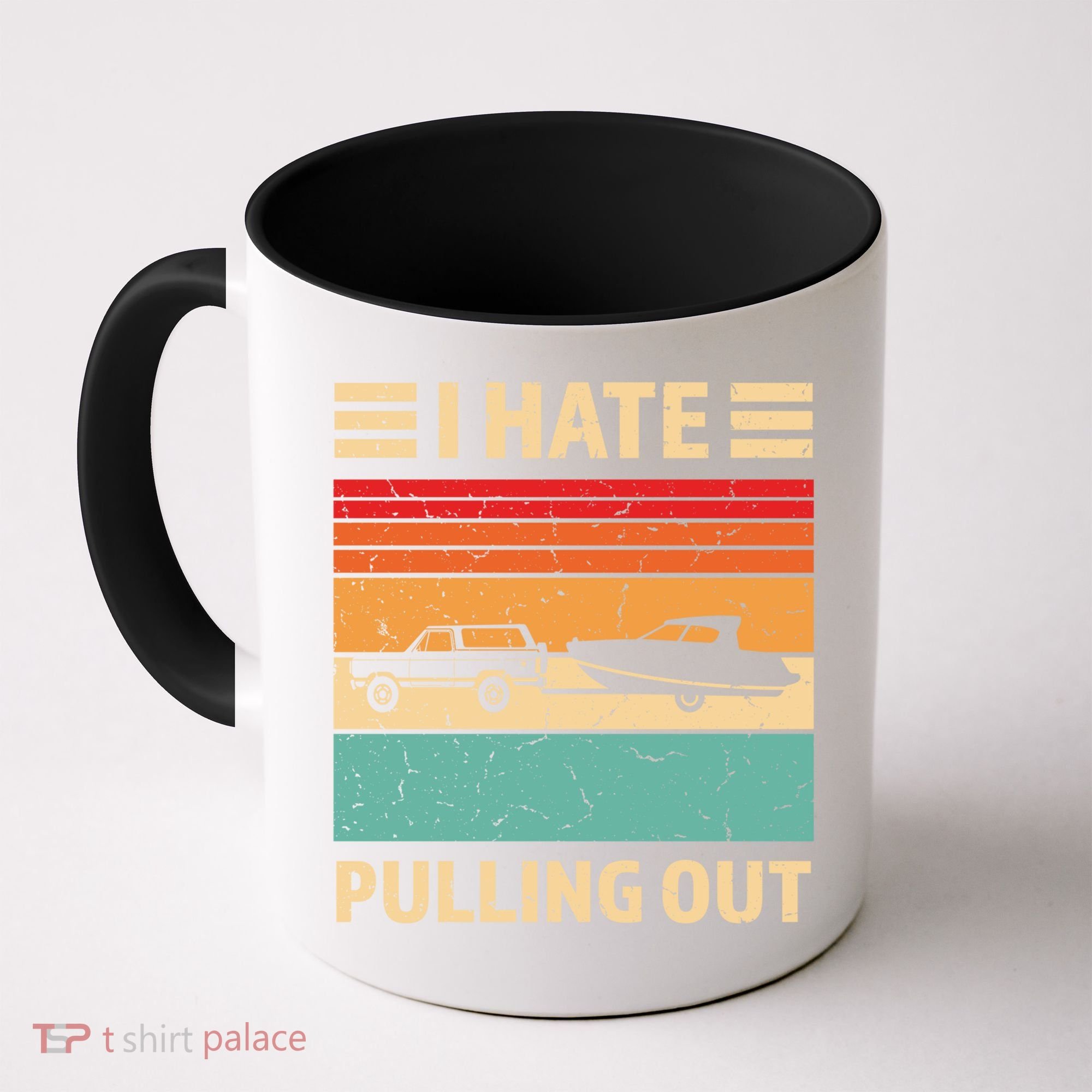 Retro Boating I Hate Pulling Out Funny Boat Captain Gift Coffee Mug
