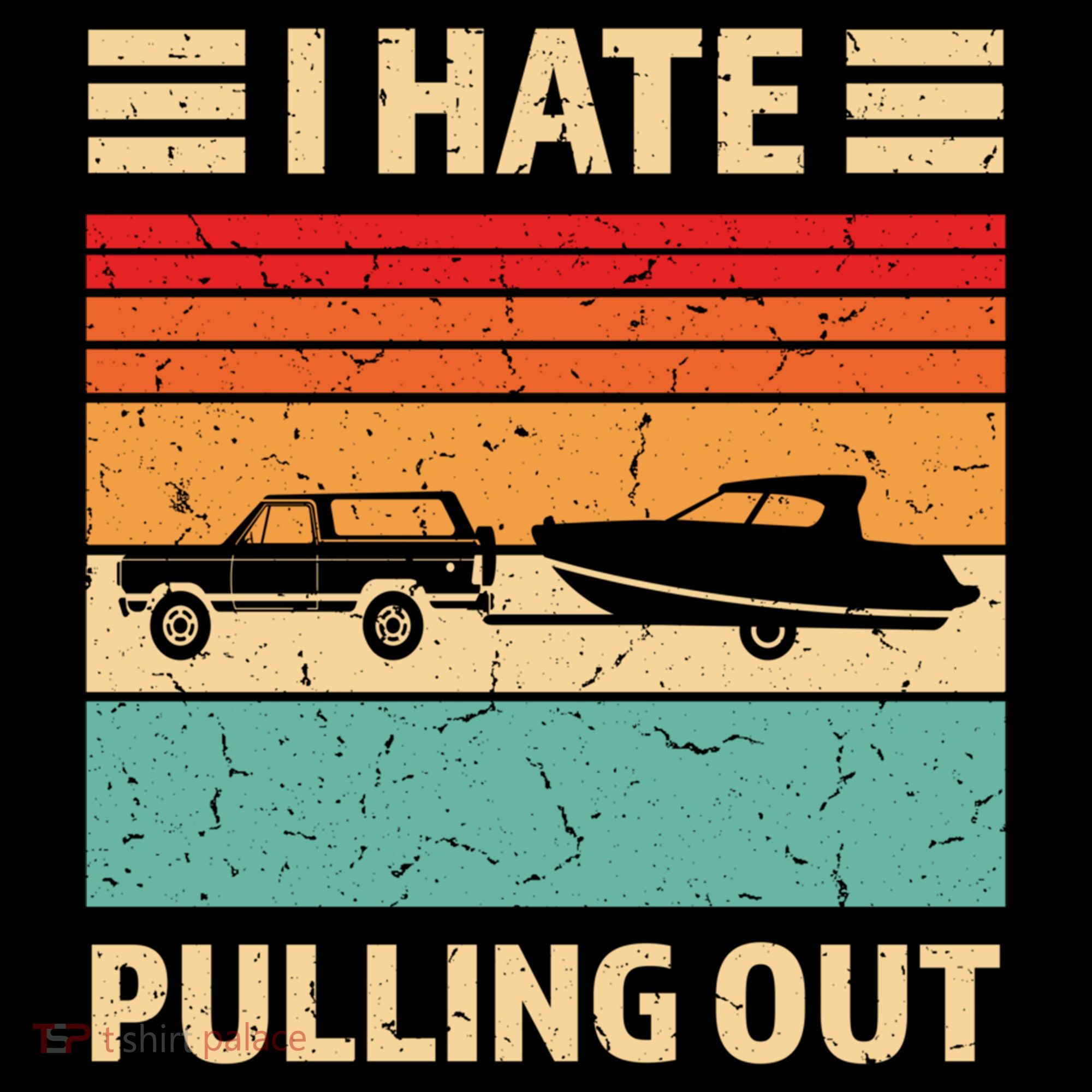 Retro Boating I Hate Pulling Out Funny Boat Captain Gift Coffee Mug
