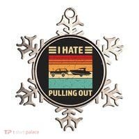 Retro Boating I Hate Pulling Out Funny Boat Captain Gift Ornament thumb 0