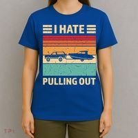 Retro Boating I Hate Pulling Out Funny Boat Captain Gift T-Shirt thumb 4
