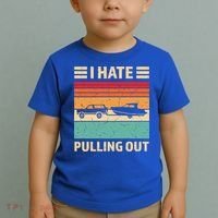 Retro Boating I Hate Pulling Out Funny Boat Captain Gift Toddler T-Shirt thumb 2
