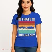 Retro Boating I Hate Pulling Out Funny Boat Captain Gift Women's T-Shirt thumb 4