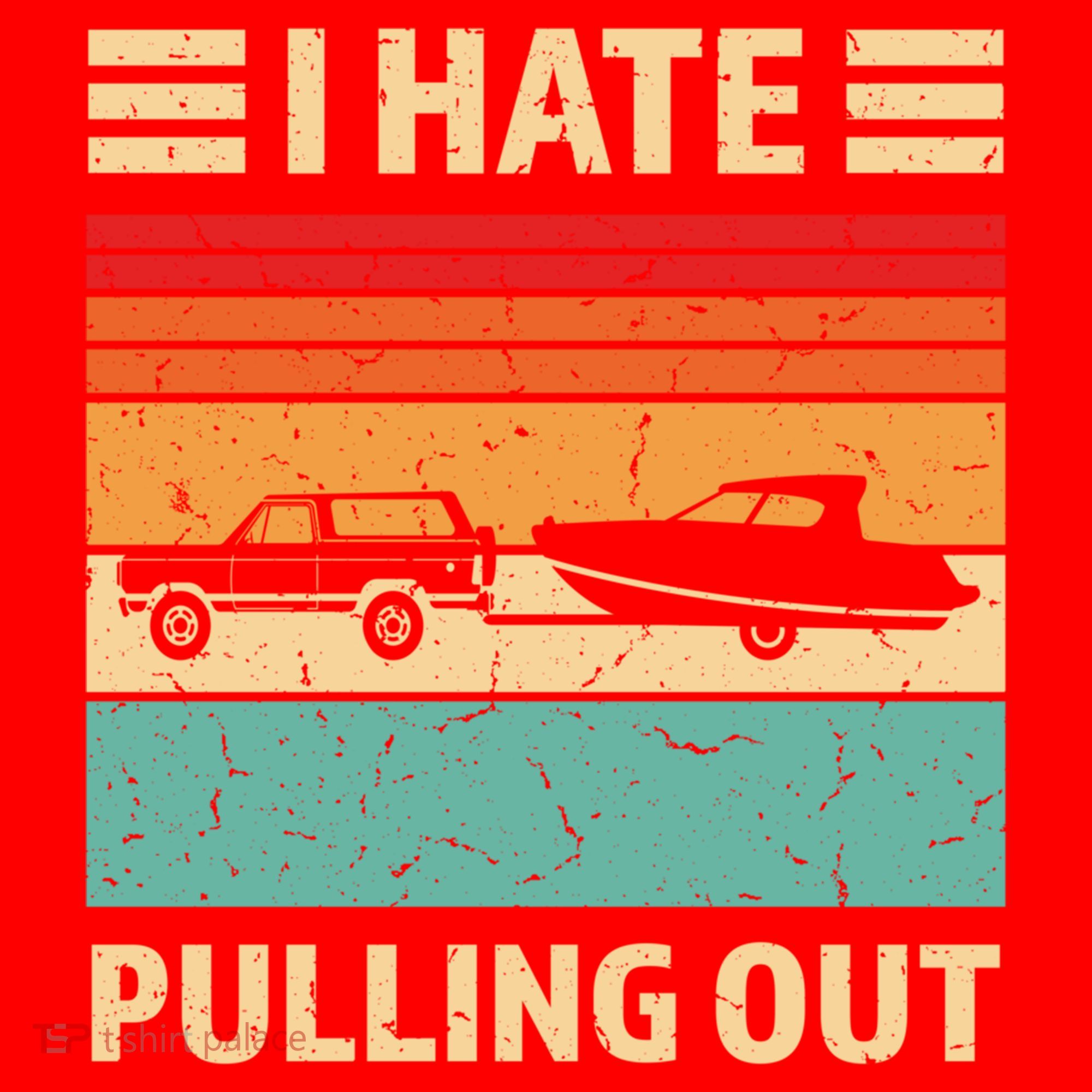 Retro Boating I Hate Pulling Out Funny Boat Captain Gift Santa Hat