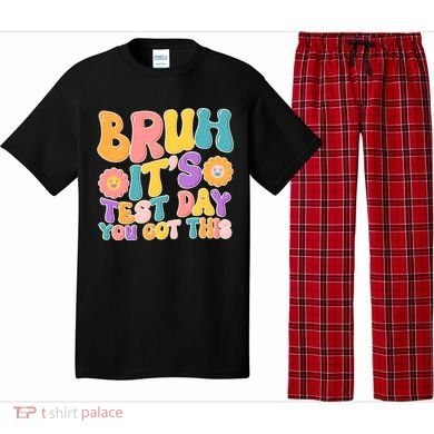 Retro Bruh Its Test Day You Got This Pajama Set