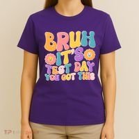 Retro Bruh Its Test Day You Got This T-Shirt thumb 4