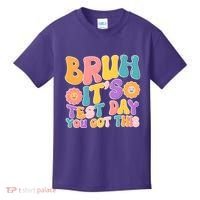 Retro Bruh Its Test Day You Got This Kids T-Shirt thumb 0