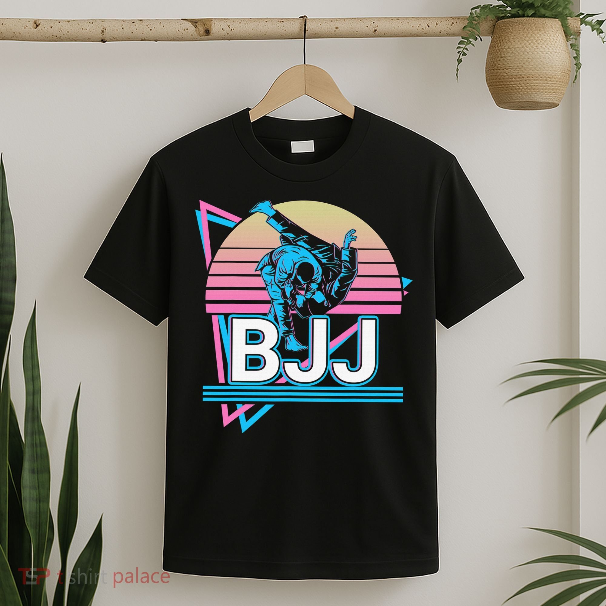 Retro Brazilian Jiu Jitsu Funny BJJ Gifts T-Shirt