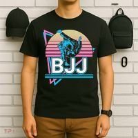 Retro Brazilian Jiu Jitsu Funny BJJ Gifts T-Shirt thumb 6