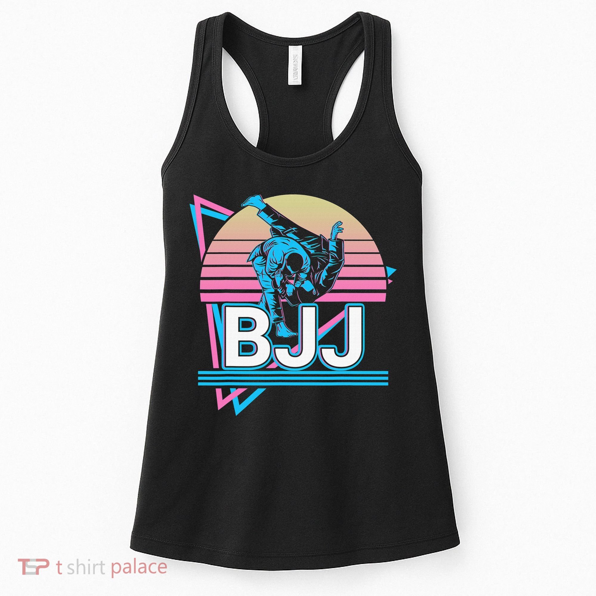 Retro Brazilian Jiu Jitsu Funny BJJ Gifts Women's Tank Top