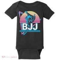 Retro Brazilian Jiu Jitsu Funny BJJ Gifts Baby Bodysuit thumb 0