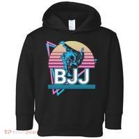 Retro Brazilian Jiu Jitsu Funny BJJ Gifts Toddler Hoodie thumb 0