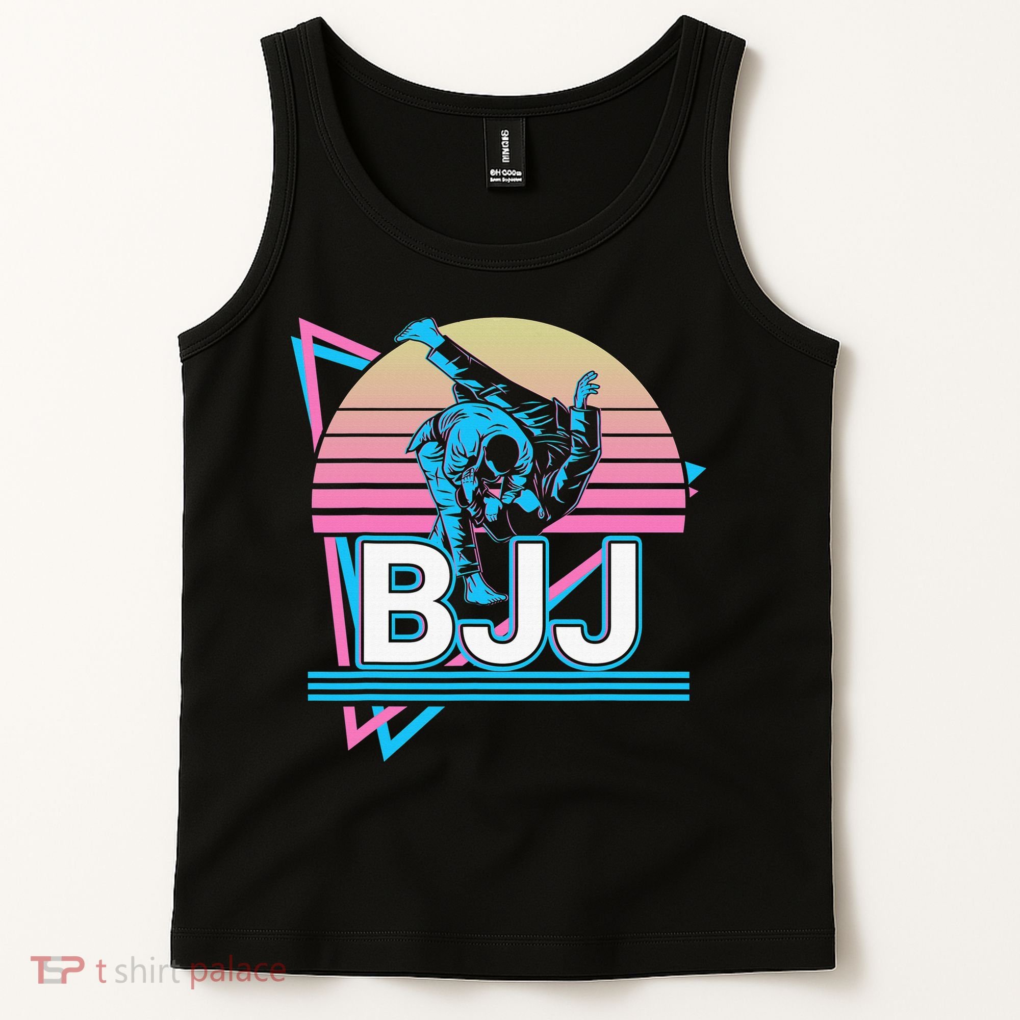 Retro Brazilian Jiu Jitsu Funny BJJ Gifts Tank Top