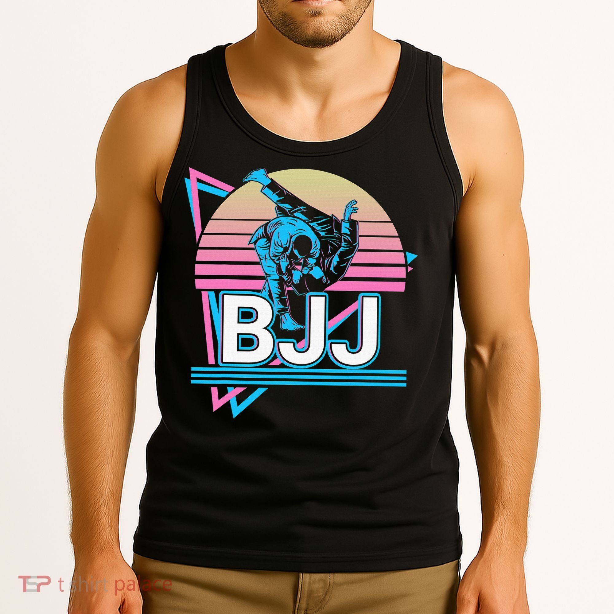 Retro Brazilian Jiu Jitsu Funny BJJ Gifts Tank Top