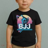 Retro Brazilian Jiu Jitsu Funny BJJ Gifts Toddler T-Shirt thumb 2