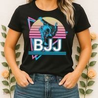 Retro Brazilian Jiu Jitsu Funny BJJ Gifts Women's T-Shirt thumb 2