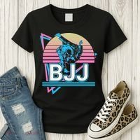Retro Brazilian Jiu Jitsu Funny BJJ Gifts Women's T-Shirt thumb 3