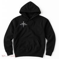 Redeemed By Jesus Christ 3 Nails Cross Christian Faith Embroidered Embroidered Hoodie thumb 0