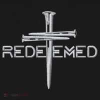Redeemed By Jesus Christ 3 Nails Cross Christian Faith Embroidered Embroidered Long Sleeve Shirt thumb 2