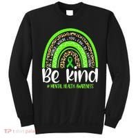 Rainbow Be Kind Mental Health Awareness Sweatshirt thumb 0