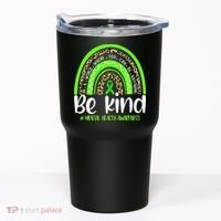 Rainbow Be Kind Mental Health Awareness Tumbler thumb 0