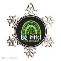 Rainbow Be Kind Mental Health Awareness Ornament thumb 0
