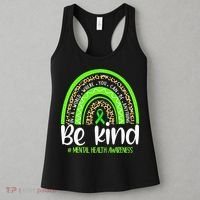 Rainbow Be Kind Mental Health Awareness Women's Tank Top thumb 3