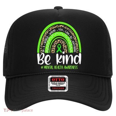 Rainbow Be Kind Mental Health Awareness Hat