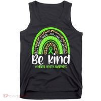 Rainbow Be Kind Mental Health Awareness Tank Top thumb 0