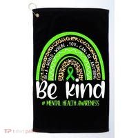 Rainbow Be Kind Mental Health Awareness Golf Towel thumb 0