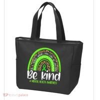 Rainbow Be Kind Mental Health Awareness Tote Bag thumb 3