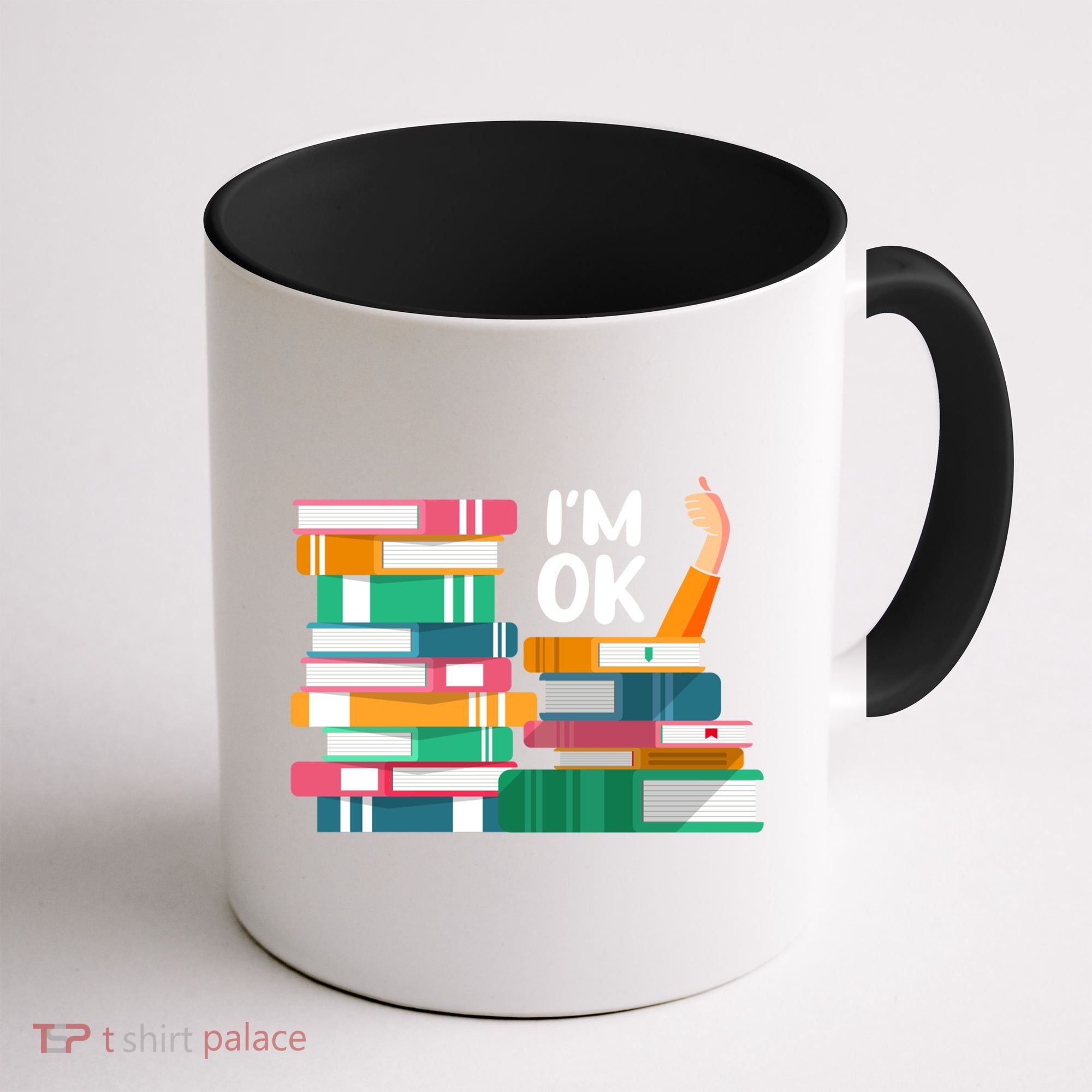 Reading Book Lovers I'm Ok National Book Lovers Day Cute Gift Coffee Mug