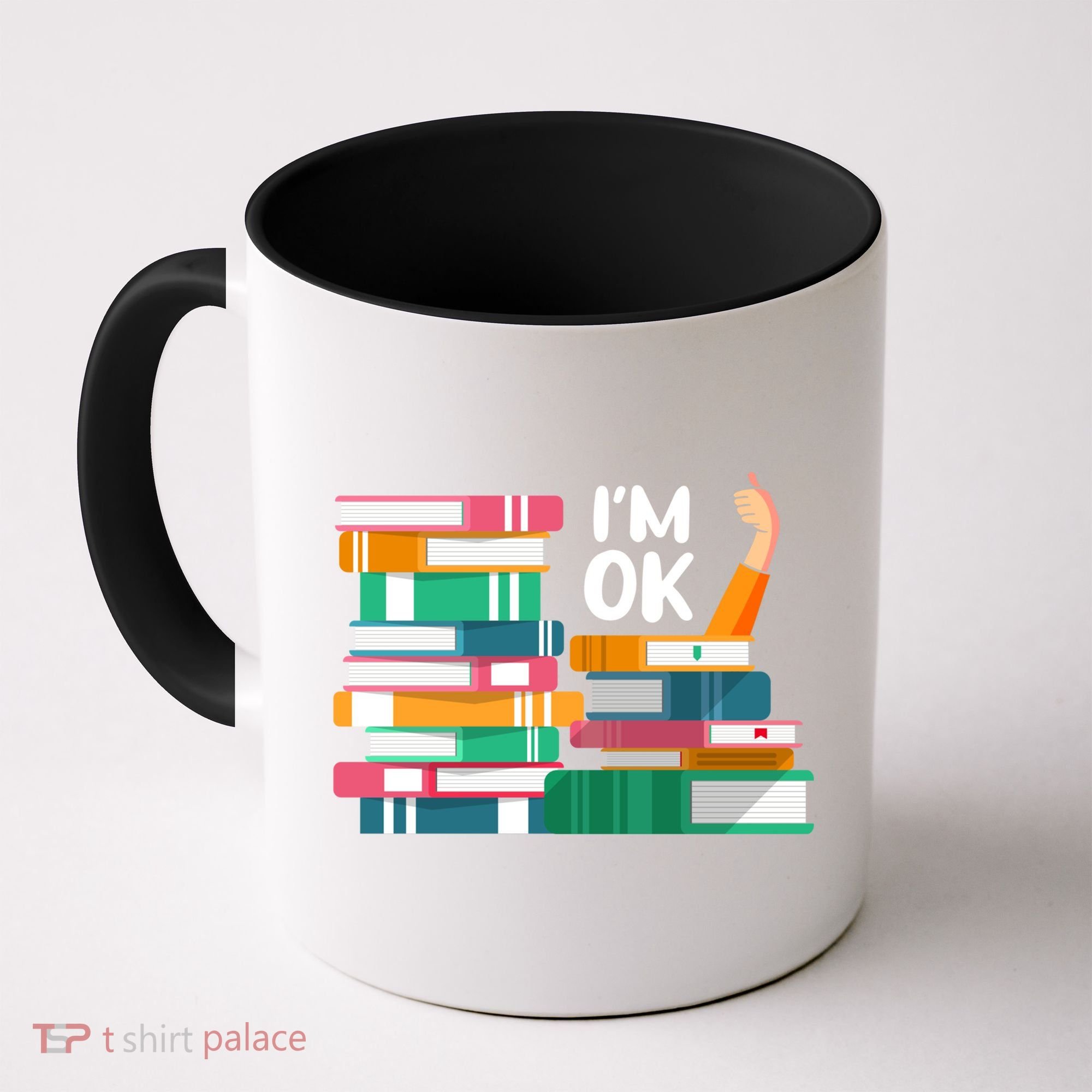 Reading Book Lovers I'm Ok National Book Lovers Day Cute Gift Coffee Mug