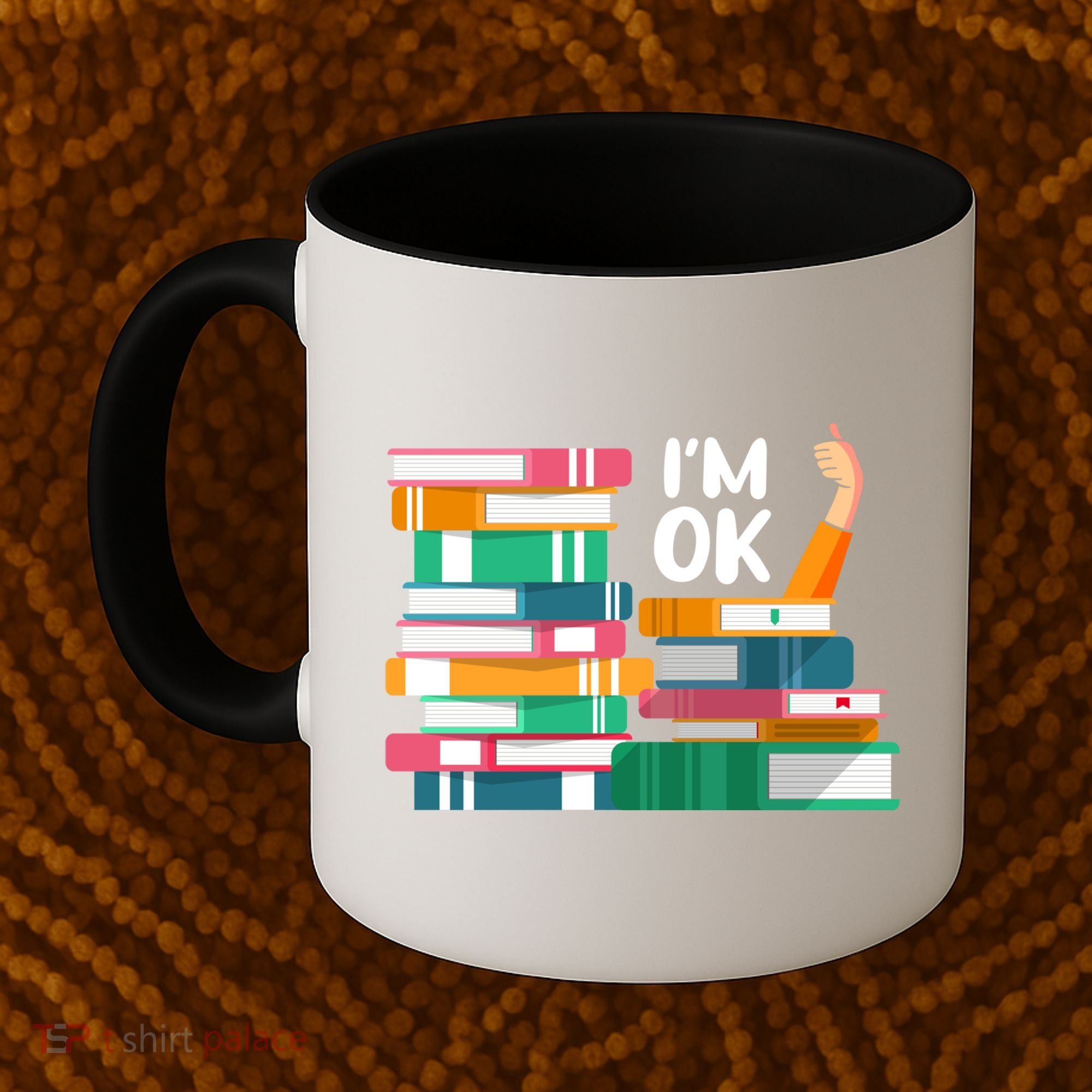 Reading Book Lovers I'm Ok National Book Lovers Day Cute Gift Coffee Mug