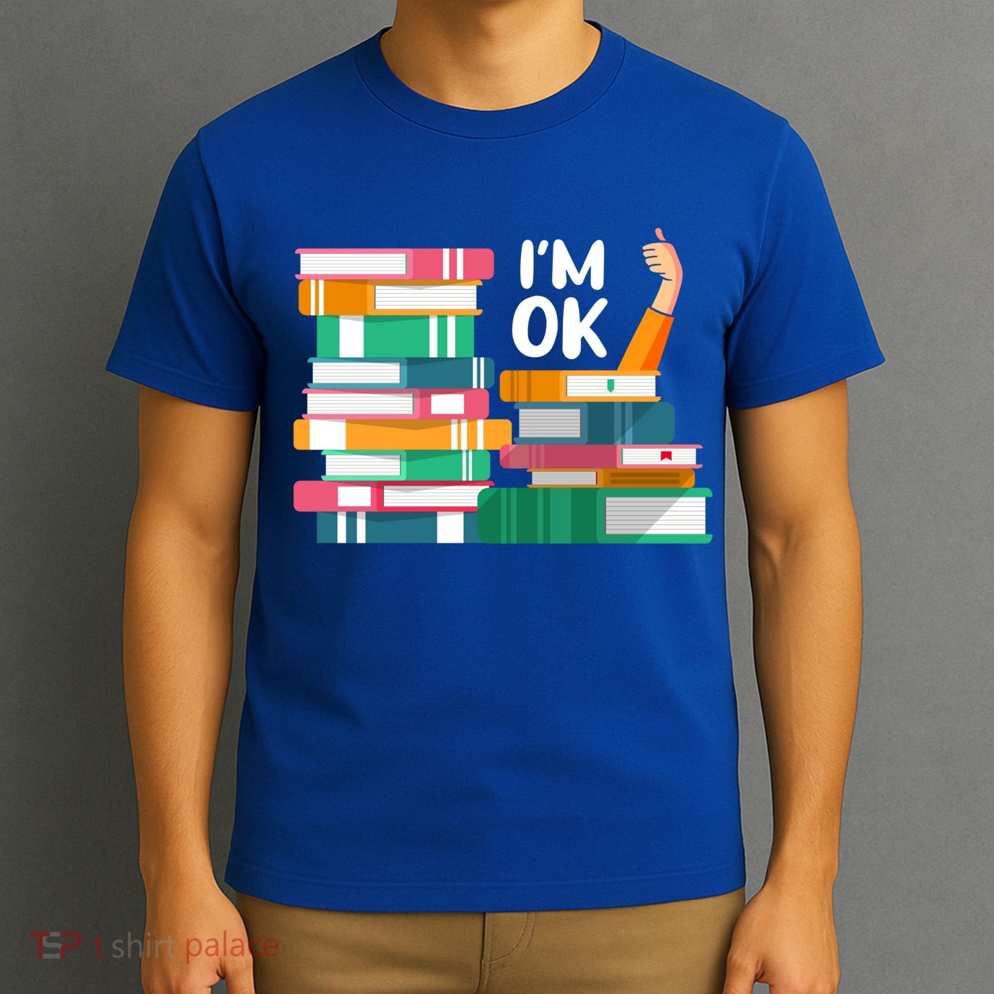 Reading Book Lovers I'm Ok National Book Lovers Day Cute Gift T-Shirt