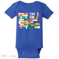 Reading Book Lovers I'm Ok National Book Lovers Day Cute Gift Baby Bodysuit thumb 0