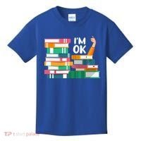 Reading Book Lovers I'm Ok National Book Lovers Day Cute Gift Kids T-Shirt thumb 0