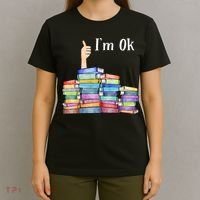 Reading Book Lovers Im Ok National Book Lovers Day T-Shirt thumb 4