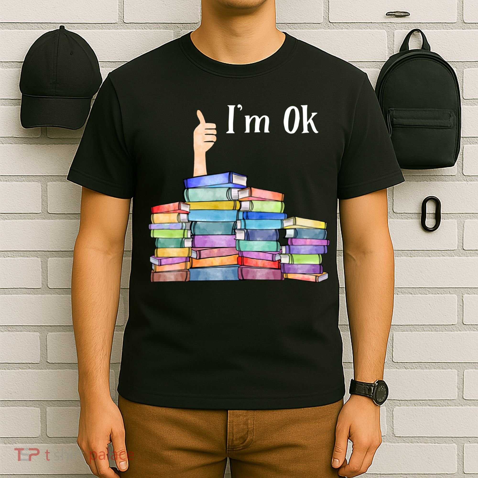 Reading Book Lovers Im Ok National Book Lovers Day T-Shirt